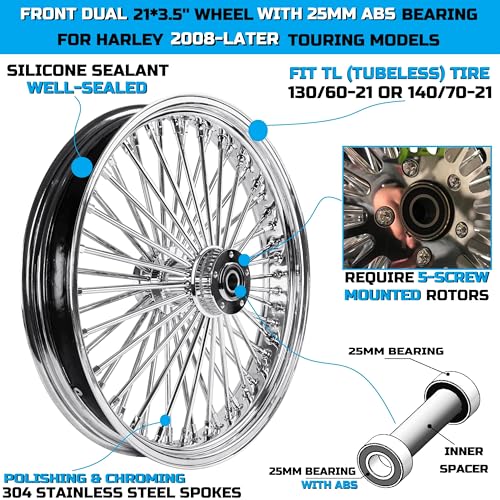 FatFlex 21" Front Wheel Dual Disc