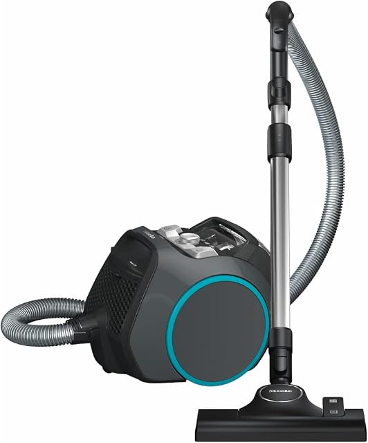 Miele Boost CX1 - Bagless cylinder corded vacuum cleaner, powerful, compact and agile with Vortex Technology and Hygiene AirClean filter, in Grey/Blue