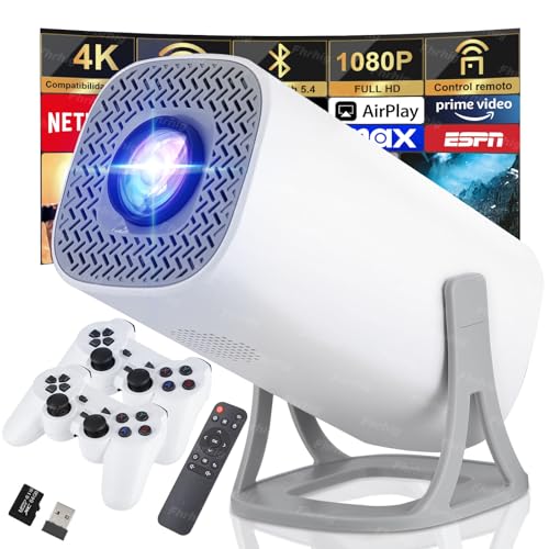 Fhrhig Proyector Portatil, Mini Proyector 4K con...