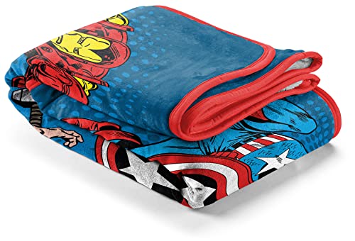 Couverture Sherpa Marvel Comics Jay Franco 130x150 cm en microfibre