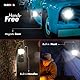SUBOOS Campinglampe LED - 2 Stück – Batteriebetriebene Outdoor COB Laternen mit Magnetfuß & Haken, Wasserfest – Lampe für Camping, Survival, Stromausfall