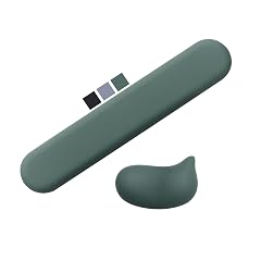 Wrist Rest for Keyboard and Mouse Pad Ergonomic Memory Foam Keyboard Wrist Rest Set Luxe Leather Non-Slip Desk