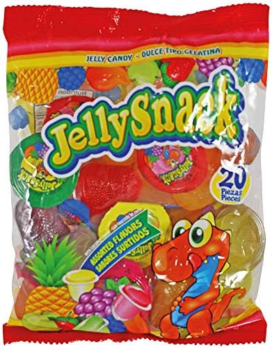Jelly Snack Fruit Jelly Candy (Bag of 20 Jelly Cups)