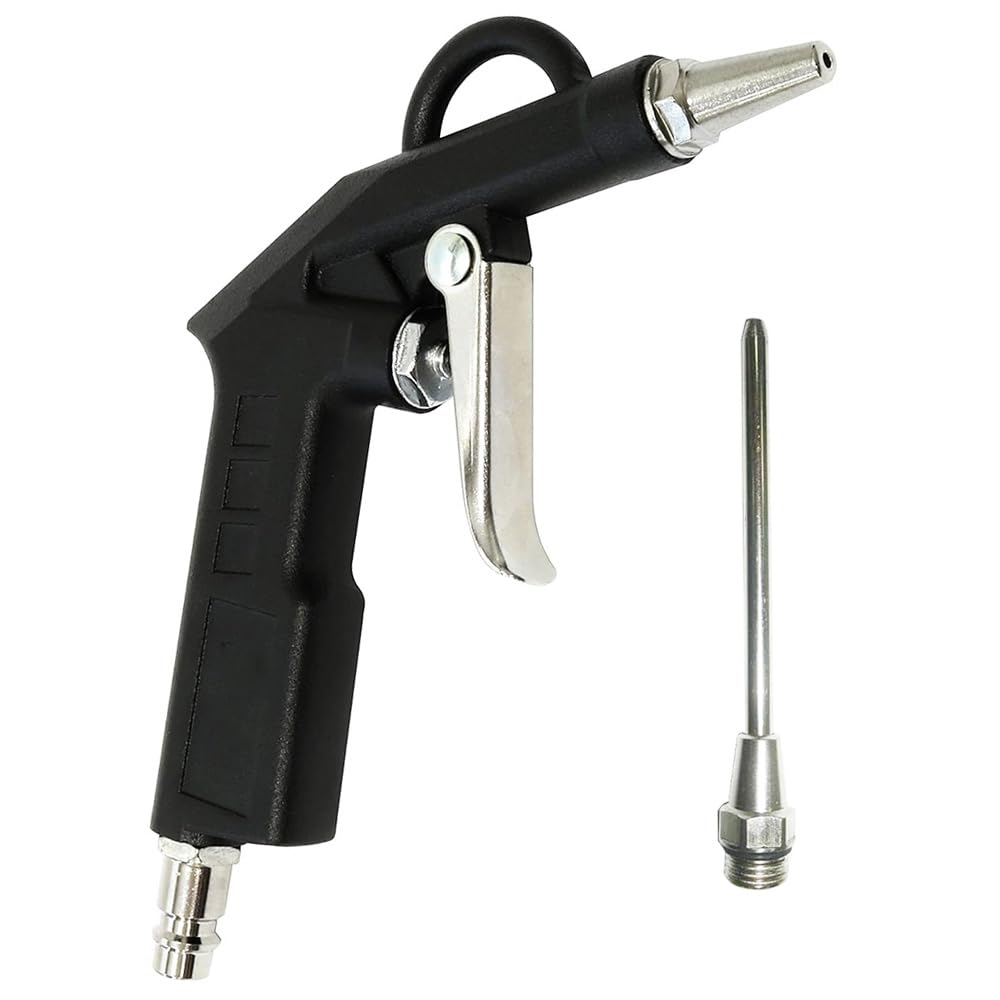 Pistola Ad Aria Compressa 1/4 - Per Pulizia Polvere E Residui, Ugello 30cm, Flusso Potente - Foto 7