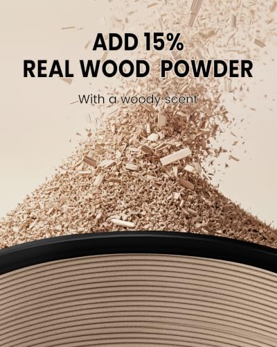 Image of TECBEARS Wood PLA Filament 1.75mm, 1kg Beechwood