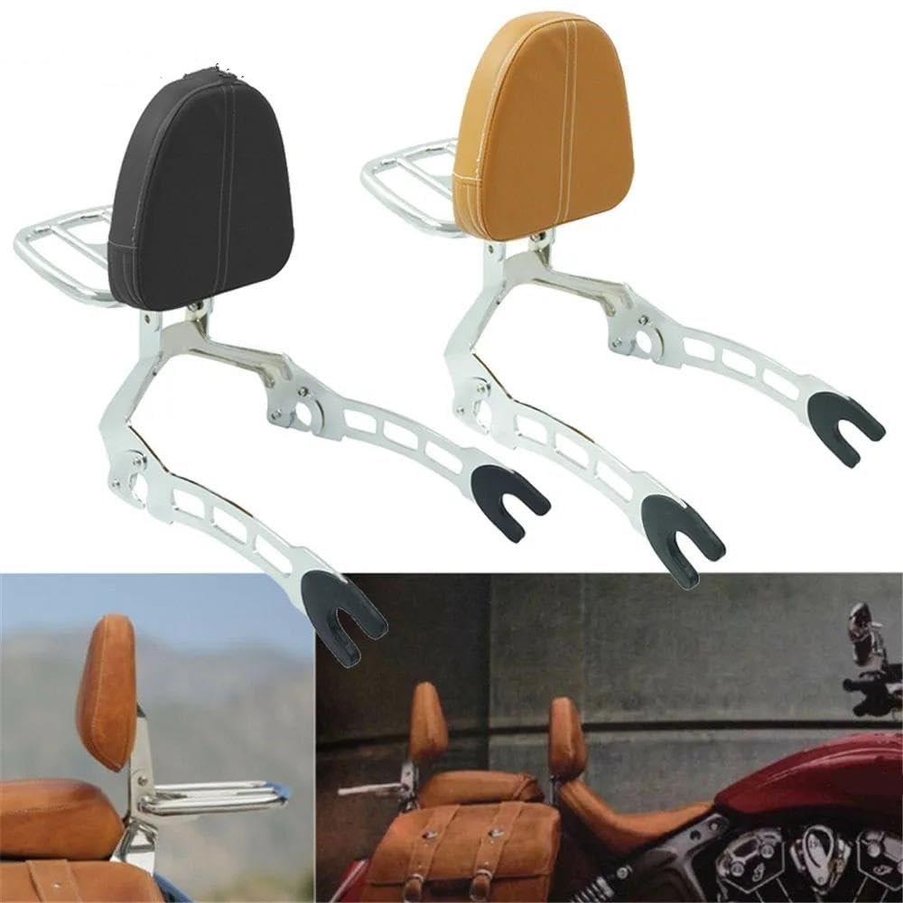 Dossier Arrière Sissy Bar Avec Porte-Bagages Pour Indian Scout 2015-2023 Et Scout Sixty - Amovible