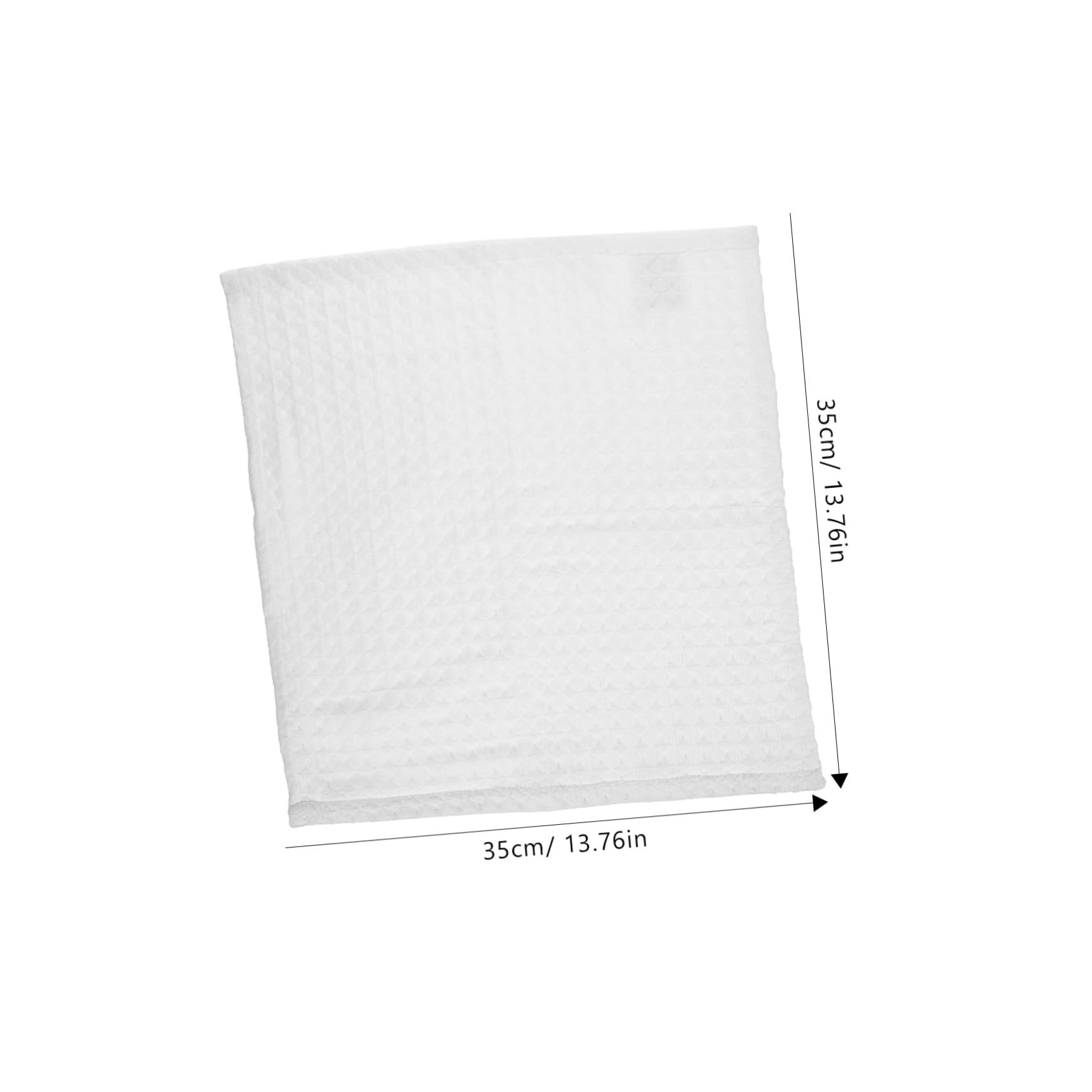 CIYODO 2Pcs Cotton Waffle Square Towels Absorbent Face and Hand Cloths for Gentle Cleaning Soft and Skin Friendly for Daily Use