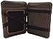 Universell Magic Wallet/Portefeuille Magique/Porte-Monnaie Magique/Carte d'Identité et Porte Carte de Crédit MJ-Design-Germany en Marron