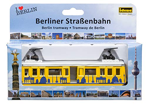 Idena 4259526 - Model Berlijnse tram, met terugtrekmotor, ca. 13,5 x 19 x 5 cm, als speelgoed, typisch souvenir of populair verzamelstuk - Image 3