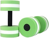 Vista 11 de Water Dumbbells - Set of 2 Aquatic Exercise Dumbell, Aqua Dumbbells for Water Aerobics, EVA Foam Dumbbells Pool Resistance Water Fitness Equipment