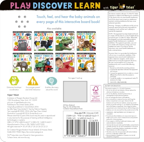 Image of Noisy Baby Animals: Includes 6 Sounds and an On /Off Switch on the Back Cover! (My First)