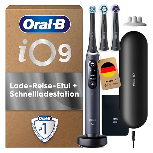Oral-B iO Series 9 Plus Edition Elektrische Zahnbürste, Schwarz, Limited