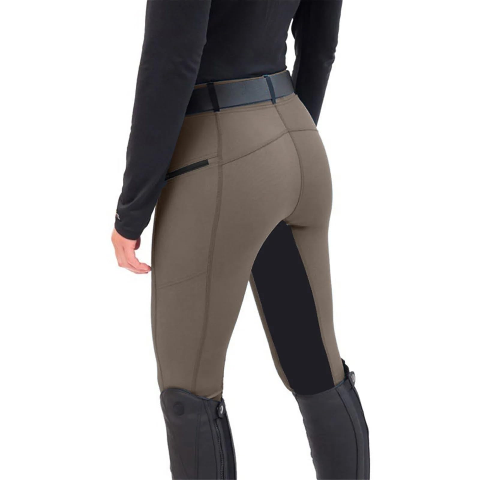 Mallas De EquitacióN Mallas deportivas de cintura alta for mujer, pantalones térmicos sexys, jeggings push up cálidos invierno, montar for gimnasio