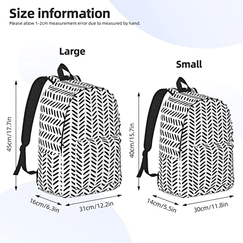 Sac à dos pour ordinateur portable imprimé girafe noir blanc - 4