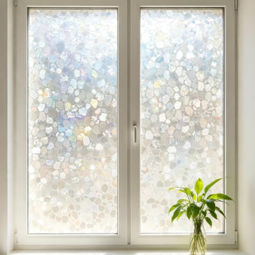 Película de privacidad para ventana con efecto prismático 3D 23.62" x 157.48" miniatura 1