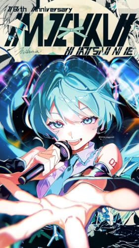 Image of Miku Anime Poster Set of 3 - Vocaloid Inspired Wall Art for Bedroom, Gaming Room & Japanese Anime Decor (miku poster)