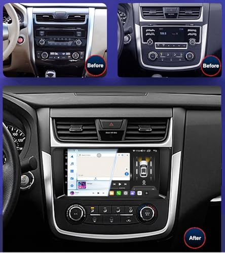 Pantalla para coche con Carplay inalámbrico para Nissan Teana Altima 2013-2018 2
