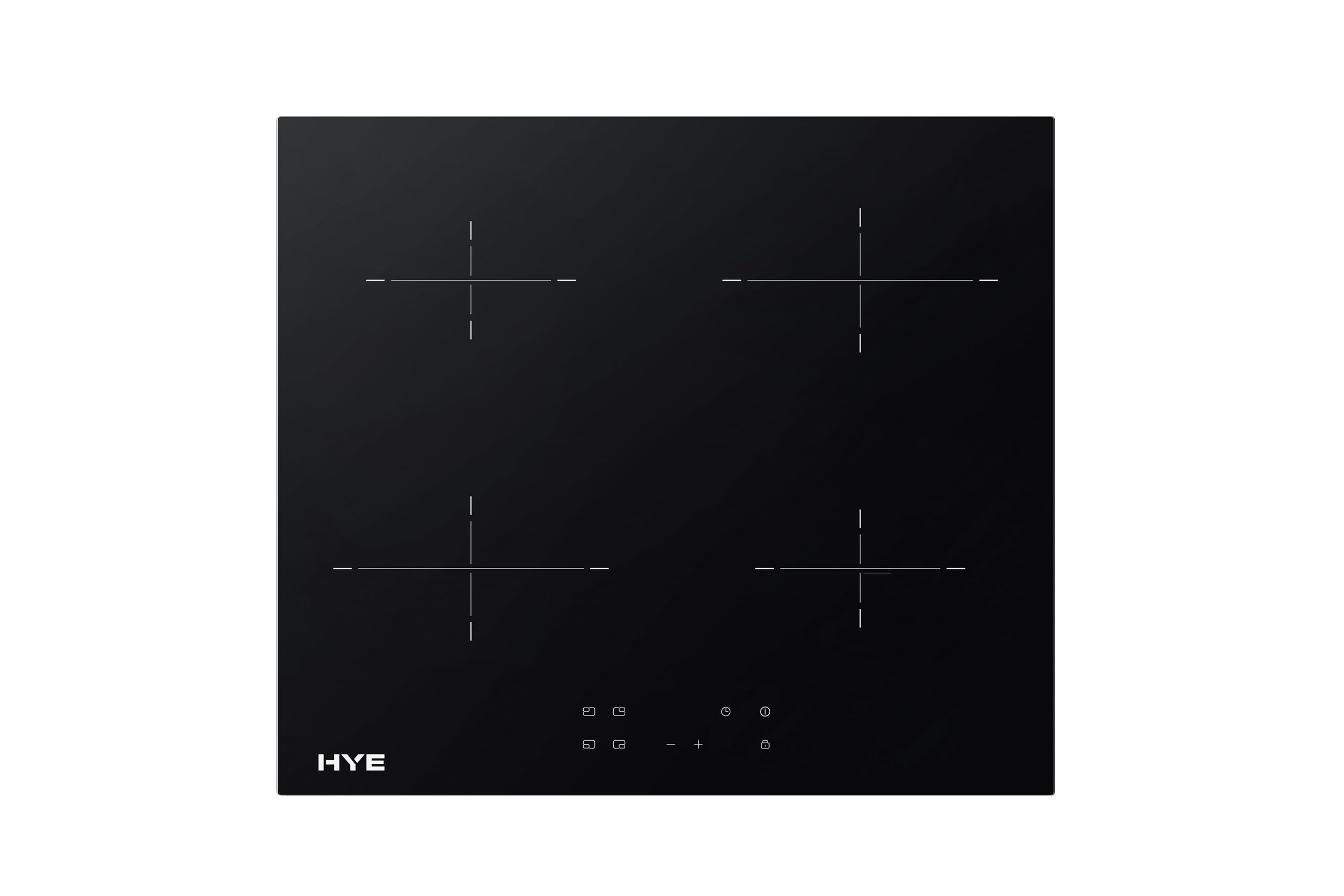 HYE Built In Electric Oven & Induction Hob - 60cm Electric Oven, 4 Zone Induction Hob, Simple & Intuitive Controls, Sleek Black Finish, Perfect For Modern Homes - C01BI60S22 — view 3