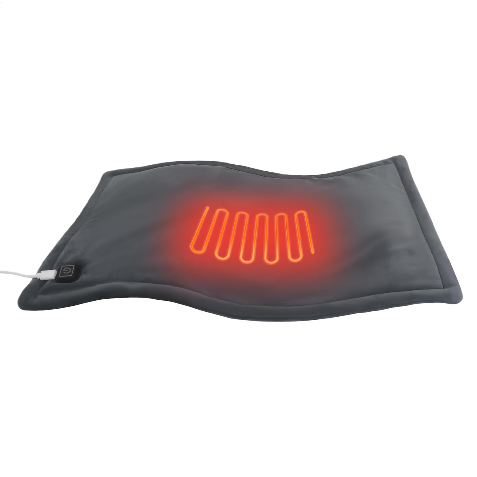 Poduszka Grzewcza Na Plecy 70 x 45 cm 5V 6 Stref Grzewczych Przenośna