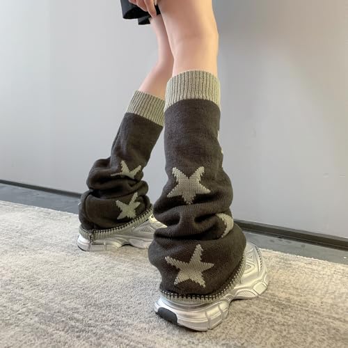 XEPST Lolita Leg Warmers Harajuku Leg Warmers Kawaii Leg Warmers Lolita Knit Leg Warmer Socks Gothic Leg Cover Kawaii Boot Socks Winter Ankle Socks for Women Girls2