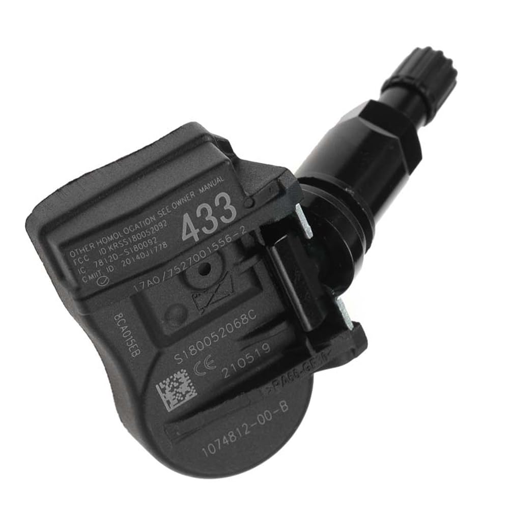 Riloer 4pcs Sensor de presión de neumáticos de coche, compatible con Tesla modelo 3 2018-2021, S 2014-2021, X 2016-2021, 1074812-00-B, 107481200, 107481200B, 103460200A