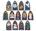 Design Works Stained Glass Ornaments Felt & Sequin Kit
