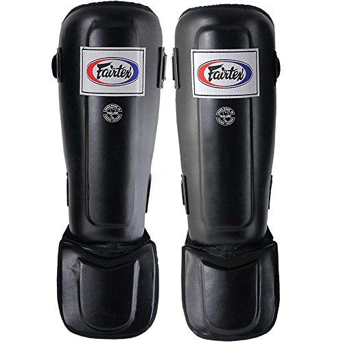 Protège-tibias Fairtex SP3 noir taille M pour sports de combat