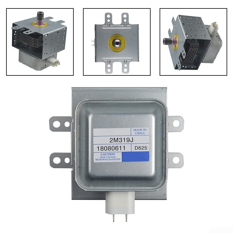 Magnetron 2M319J-930 Four à micro-ondes 1000 W 2450 MHz Refroidissement par air Longue plaque de base avec montage 35 x 115 mm