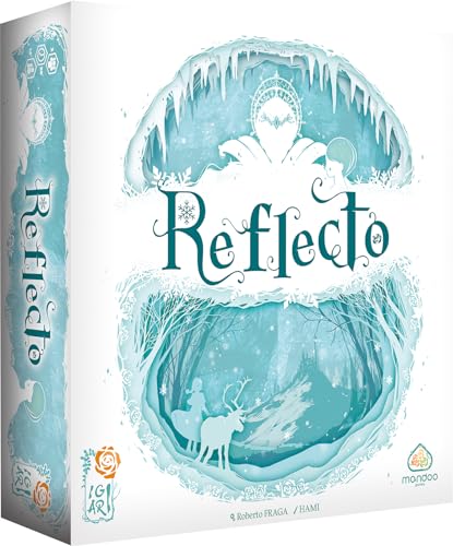 Asmodee Igiari Reflecto - Juegos de Mesa - Juegos de mesetas - Juegos de Estrategia - Juegos de adivinanzas a Partir de 14 Años - 2 Jugadores - Versión Francesa