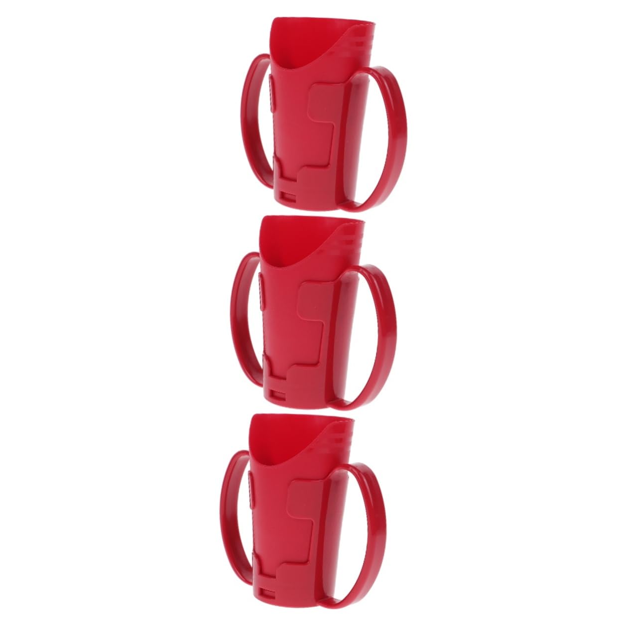 Didiseaon 3 Piezas taza de cuidado de ancianos copas de papel tazas para adultos de agua para adultos café s entrometidas para de alimentación líquida el plastico rojo