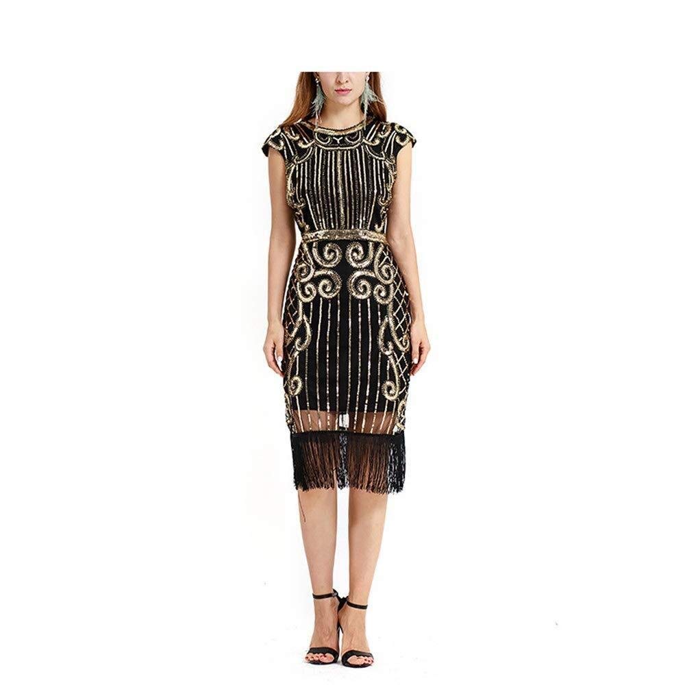 beaded top dress Lapogee Dress Sleeveless Bohemian Beaded Summer Size-XL main image 0