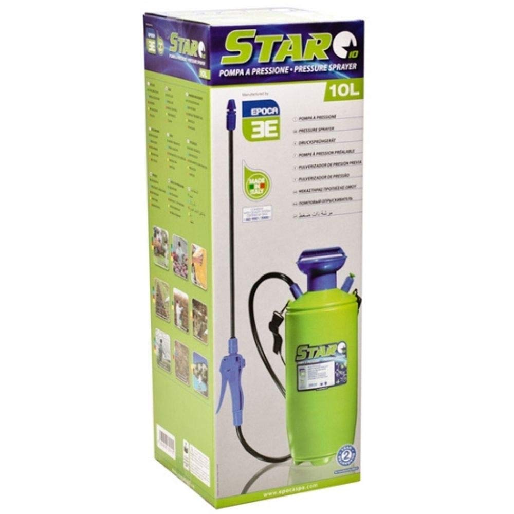 Epoca Star irroratore a Pressione, 10 Litri, Verde/Viola, 30 x 30 x 30 cm