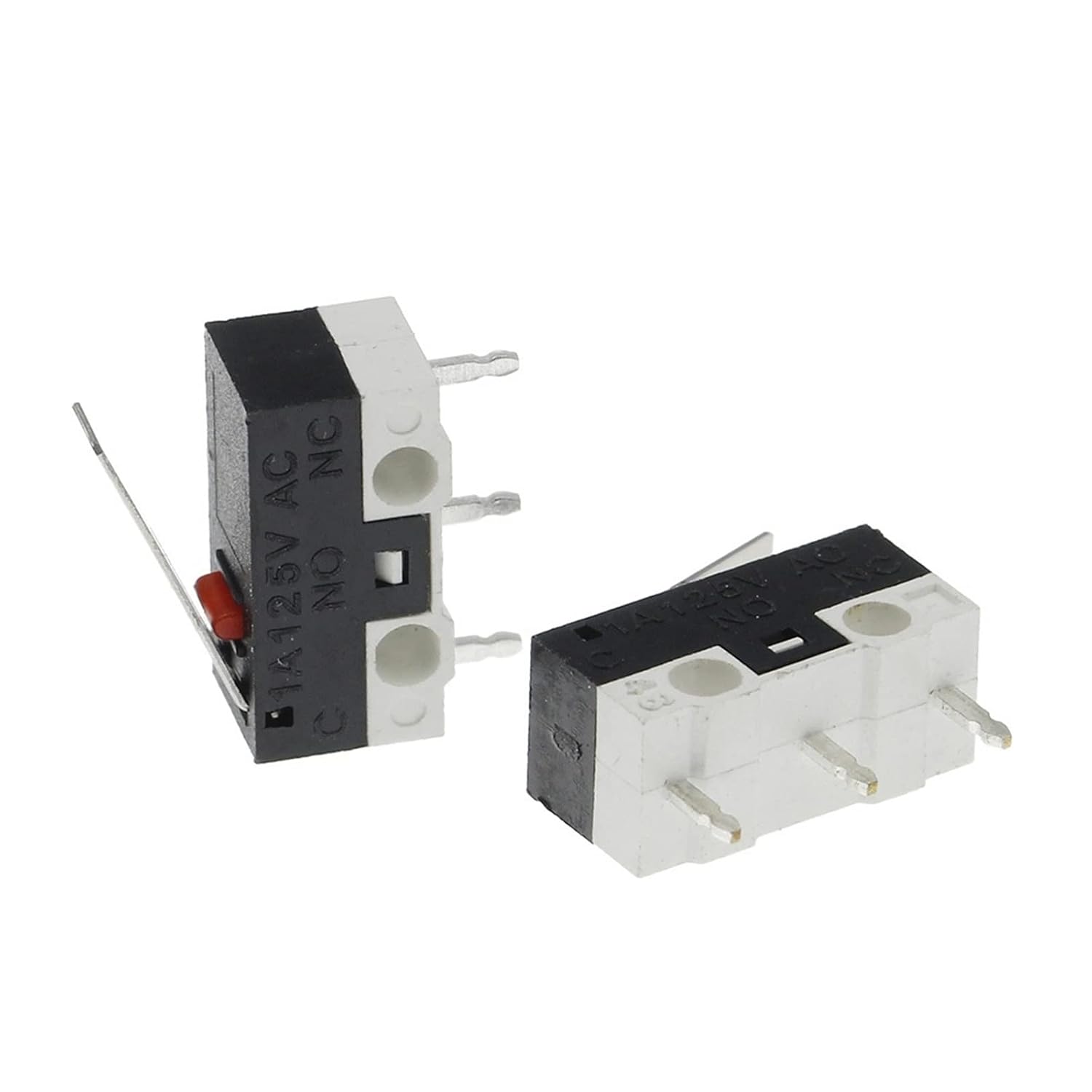 50Pcs Limit Switch Push Button Switch 1A 125V AC Switch 3Pins Micro Switch
