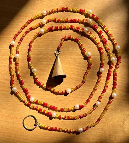 Rideau de perles de verre bohème multicolore, une idée cadeau déco hippie unique