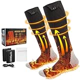Heated Sock, Heated Socks for Women Men,4 Heat Adjustment,5000mAh Rechargeable Electric...