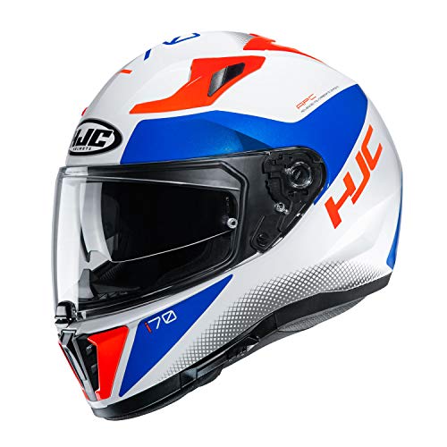 HJC HELMETS フルフェイス ホワイト/レッド/ブルー (サイズ:S) i70 TAS(タス) HJH193