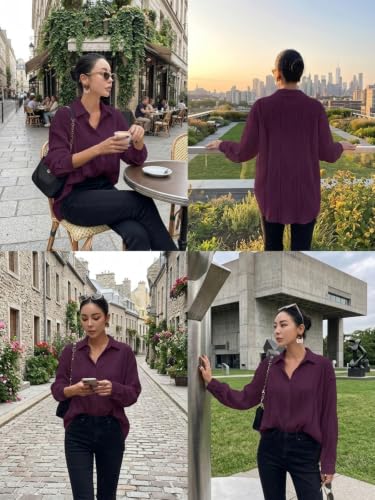 Image of Leriya Fashion Oversized Shirt for Women | Shirt for Women Stylish Western | Long Shirt for Women