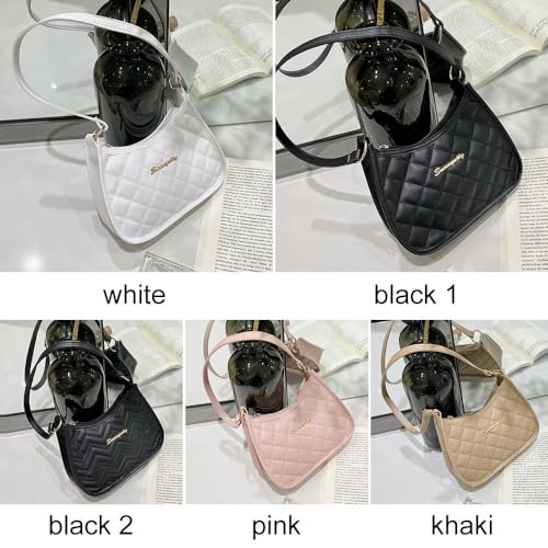 Underarm Bags Women Messenger Bag PU Casual Small (Black)3