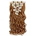 Produktbild Neverland Beauty 22"Full-Kopf-Klipp in den Haar-Verlangerungen Ombre Wavy Curly Dip Dye 7Pcs 16 Clips Hair Extensions Hairpiece Honey Blonde