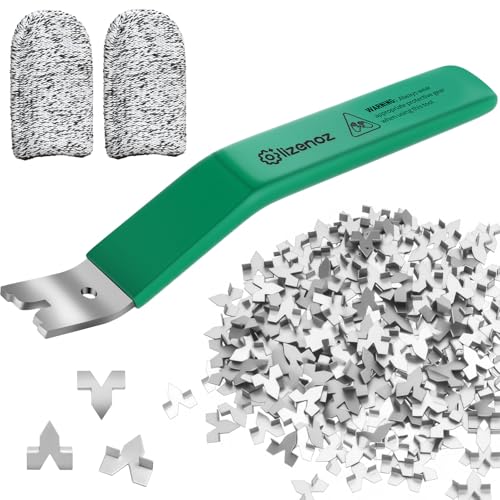 Lizenoz Glazier Point Driver Tool with 200 Glazing Points &