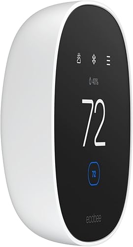 Miniatura 13 de ecobee Smart Thermostat Essential - Termostato Wi-Fi programable certificado Energy Star - Funciona con Siri, Alexa y Google Assistant