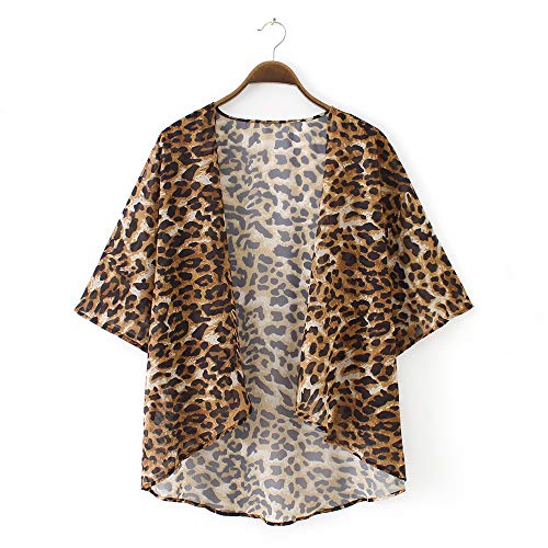 Image of CASURESS Women's Cardigan-Sheer Kimono Loose Summer Floral Print Cover Ups