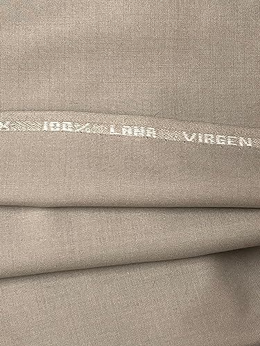 Tuva Textile 40 Yards Bolt of Real100% Wool Fabric Suiting, Plain Weave (SELVEDGED Written), Used for Jackets, Pants, Scarf, Skirts, Suiting, Dresses and More, Made in Italy.