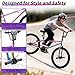 wanan BMX Bike, 20 24 Inch Bike for Kids for 6-16 Years Old, Hi-Ten Steel Frame BMX Bikes with 360° Rotating Rotor, 4 Pegs, Aluminum Reinforced Footrest (Rainbow, 20inch)