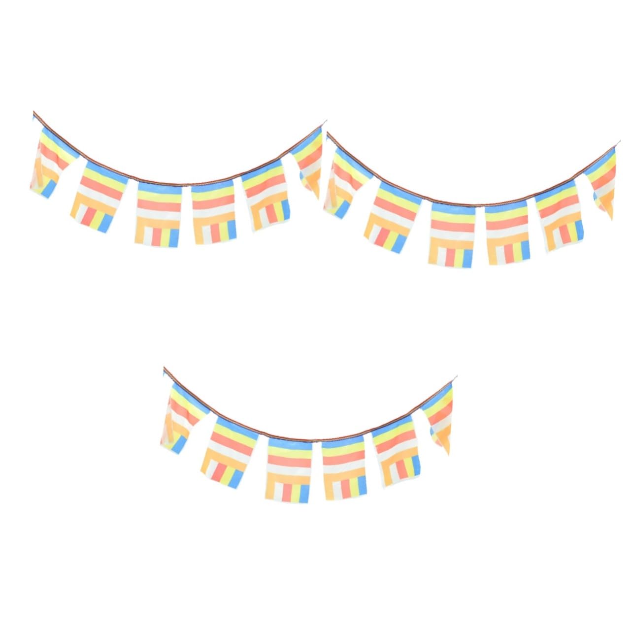Drapeau bouddhiste YARNOW de prière et bannières chakra pour décoration de temple