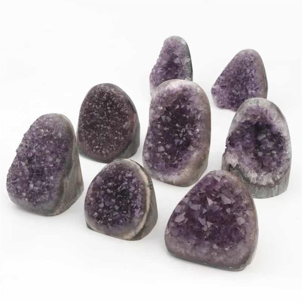 Lleno de Textura Espécimen púrpura en Bruto de Cuarzo de geoda de Cristal Natural Crudo 500g-750g 1pc