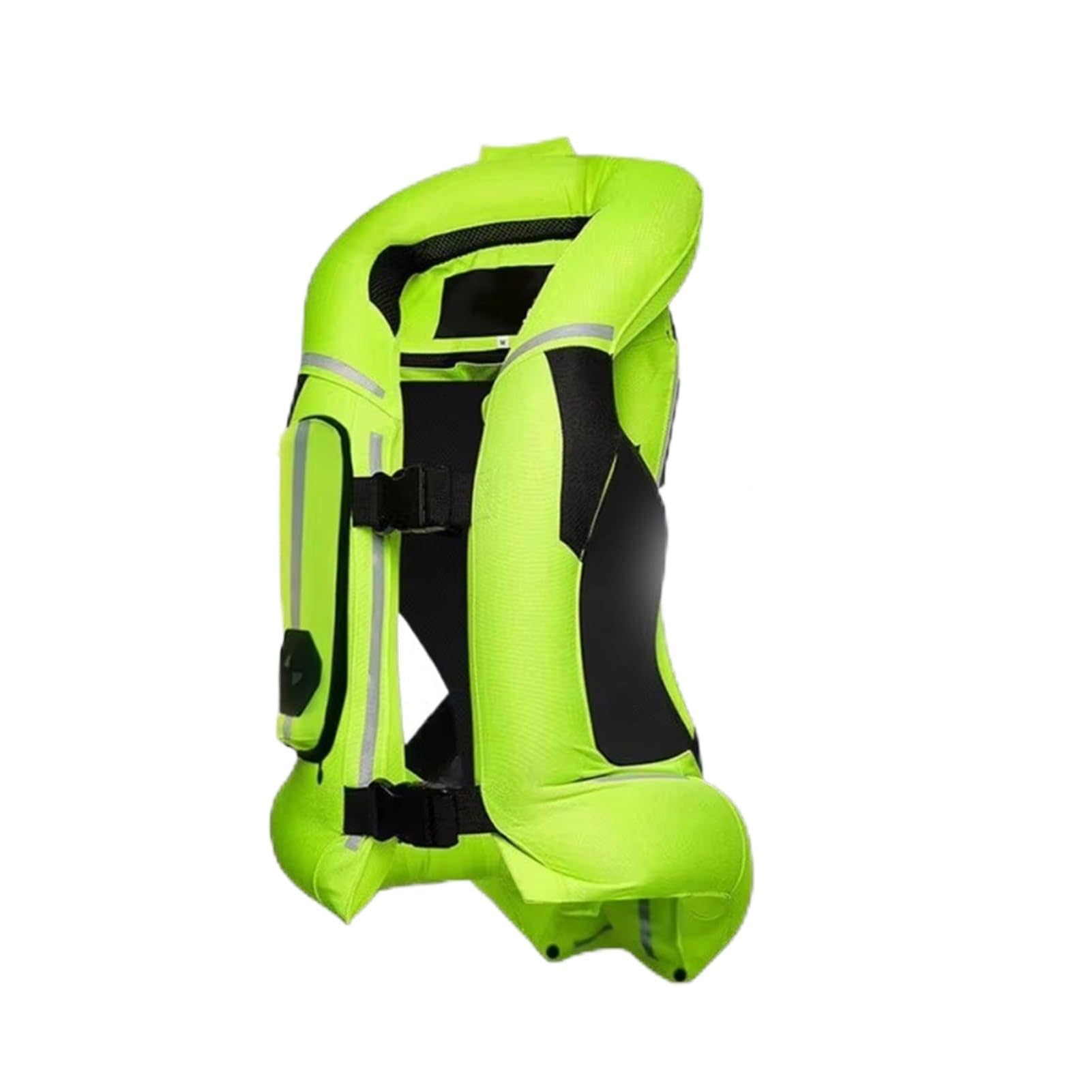 Con Chaleco De Airbag De Motocicleta De Airbag De Cuello Chaqueta Protectora De Motocross Utilizado for Motocicletas, Actuaciones De Equitación(Green,XXL)