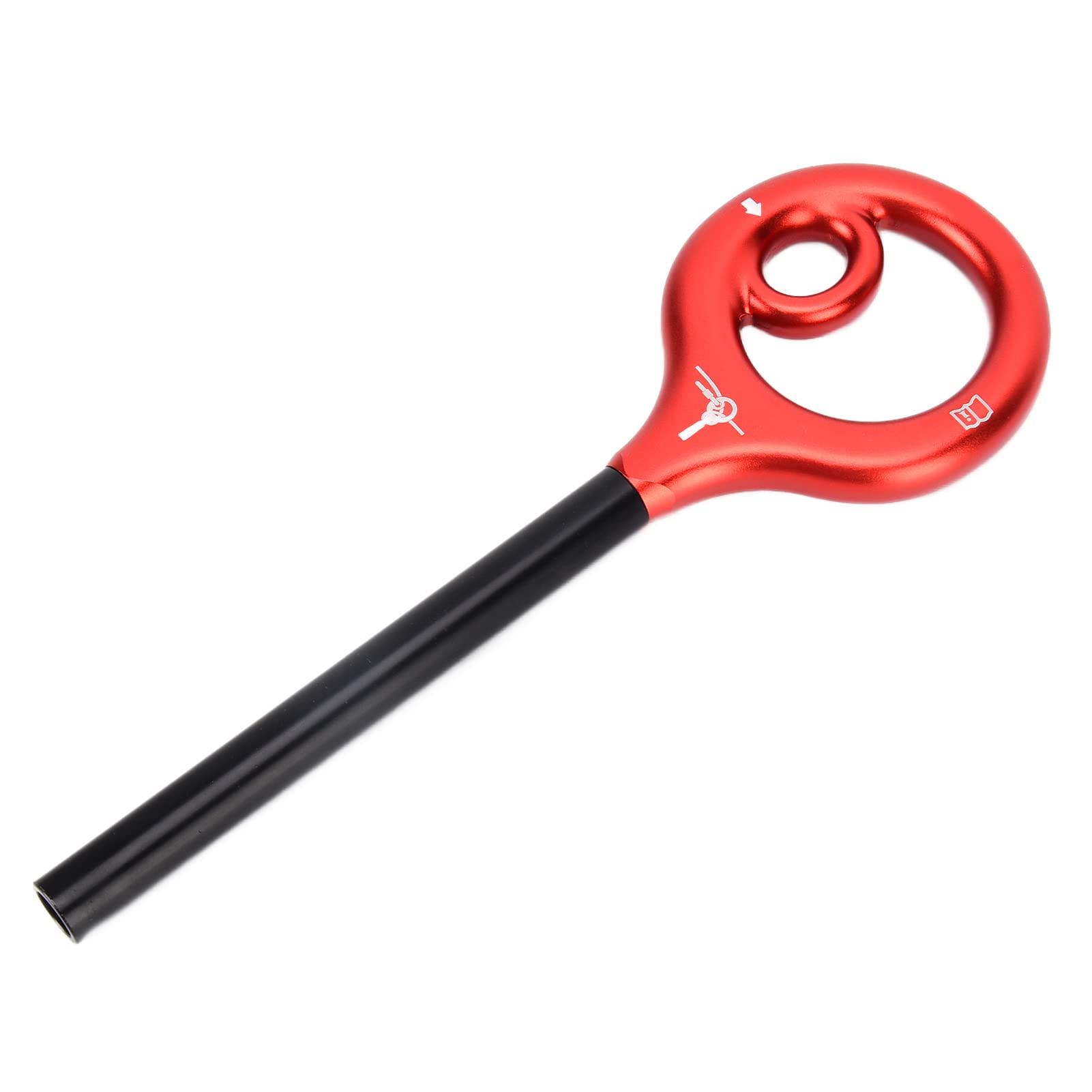 Acouto Descendiente de aparejo de 9 formas para escalada en roca y descenso de velocidad eficiente, aluminio ligero y diseño fácil de usar
