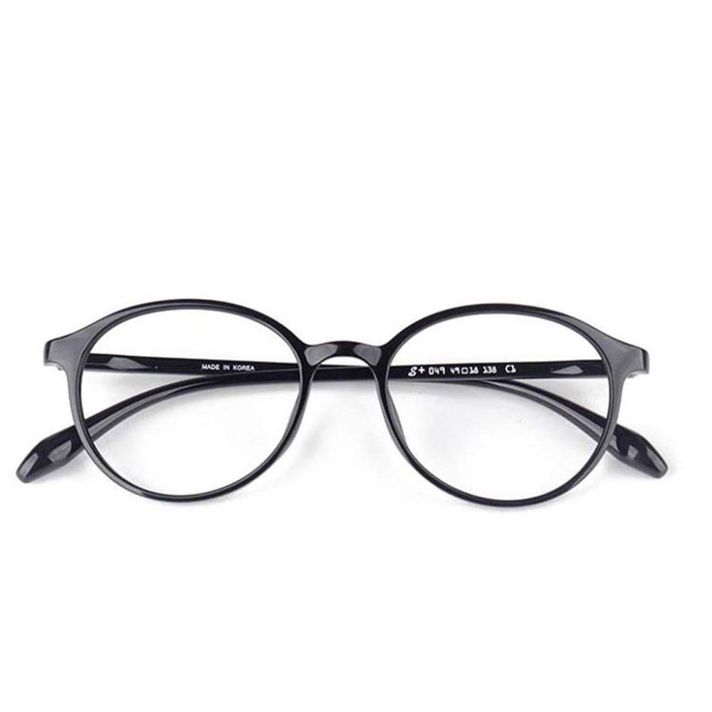 Stilvolle Junge Lesebrille,Vollformat-Strahlenschutz-Lesebrille,Senioren,Männer,Frauen Harz/Schwarz / +2.5