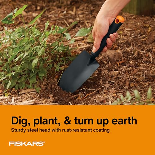 Fiskars Vegetable Garden Tool Set with Vegetable Shears, Seed Sower, Trowel, Cultivator, Weeder, and L/XL Garden Gloves for Indoor or Outdoor Gardening (6 Piece Kit) - Image 5